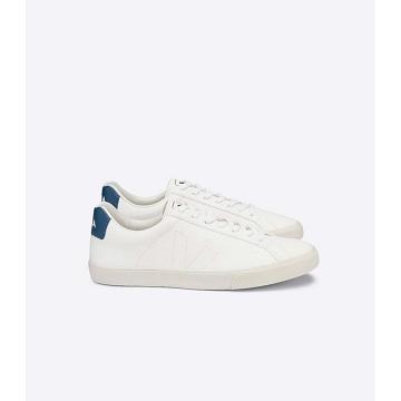 Veja ESPLAR CHROMEFREE Men's Shoes White/Blue | CA 194QMA